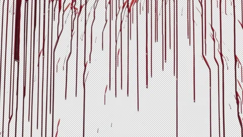 Multiple Lines And Drops Of Blood Prekeyed 库存影片 334113297