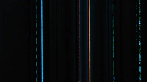 Multiple magnified scratches on black 16mm film Stock Footage 59481558