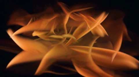 Multiple mixed flames artistic background Stock Footage 67676296
