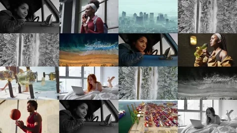 Multiple Mosaic Opener Modèle After Effects