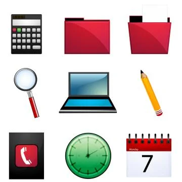 Multiple objects Stock Illustration