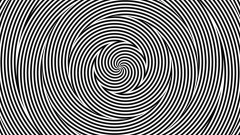 Multiple Offset Spiral Rings Interlock Mask Stock-Footage 139738539