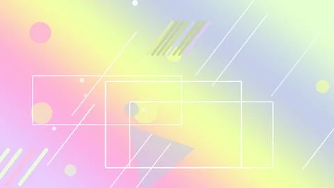 Multiple overlapping translucent frames and diagonal streaks appear over a .. Stock Illustration