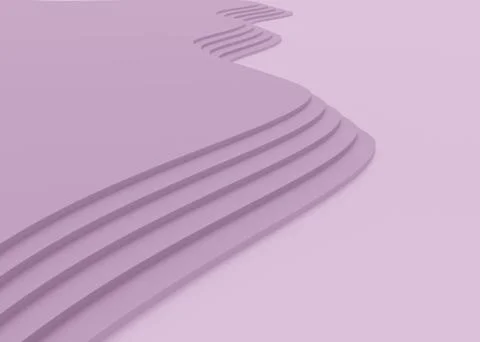 Multiple parallel lilac waves for simple background or wallpaper. Stock Illustration