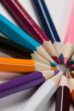 Multiple penicils. Stock Photos