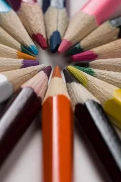 Multiple penicils. Stock Photos