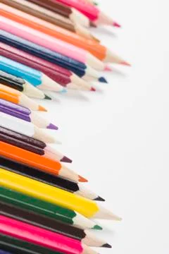 Multiple penicils. Stock Photos