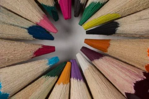 Multiple penicils. Foto stock