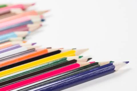 Multiple penicils. Stock Photos