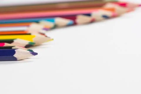 Multiple penicils. Stock Photos