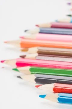 Multiple penicils. Stock Photos