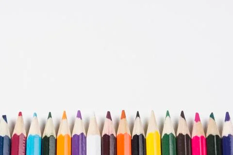 Multiple penicils. Stock Photos