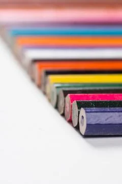 Multiple penicils. Stock Photos