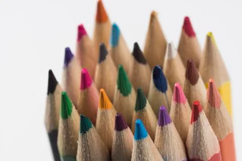 Multiple penicils. Stock Photos