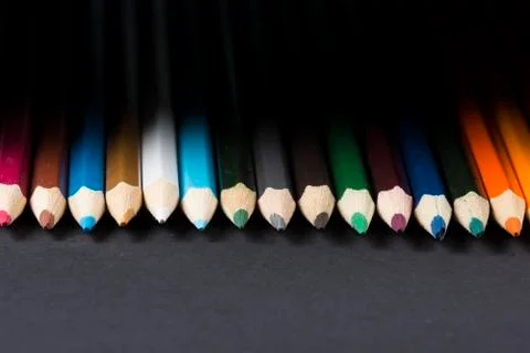 Multiple penicils. Stock Photos