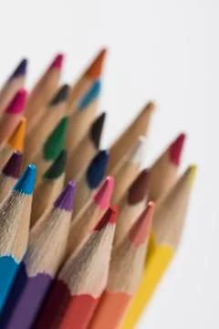 Multiple penicils. Stock Photos