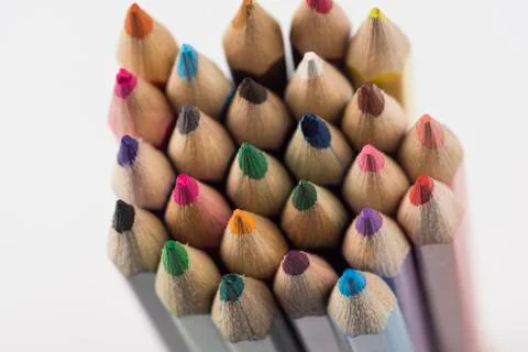 Multiple penicils. Stock Photos