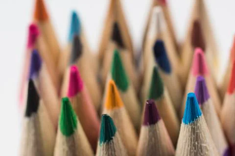 Multiple penicils. Stock Photos