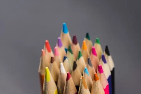 Multiple penicils. Stock Photos