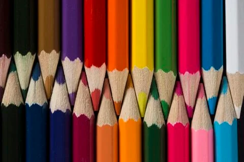 Multiple penicils. Stock Photos