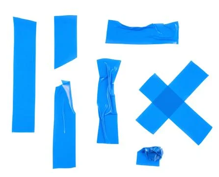 Multiple pieces of insulating tape Stock Photos