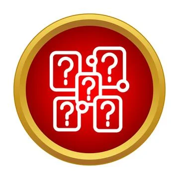 Multiple question marks showing complex problem solving and answers Stock Illustration