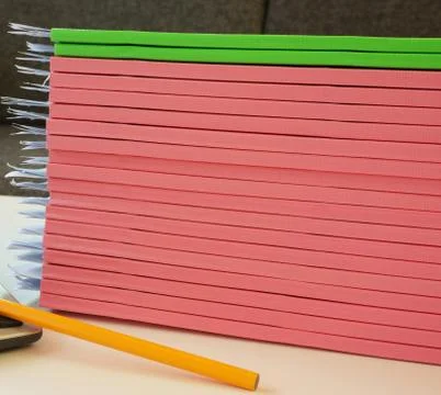 Multiple report in office Foto stock