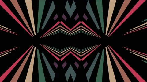 Multiple retro animations with retro 60s and 70s vintage style in modern look at Stock Footage 234546950