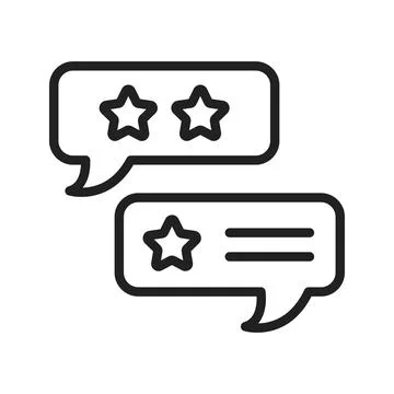 Multiple Reviews Icon Image. Stock Illustration
