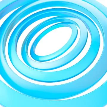 Multiple rings background composition Illustrazione stock