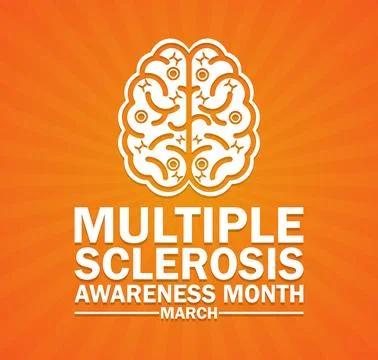 Multiple Sclerosis Awareness Month Stock Illustration