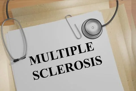 Multiple Sclerosis concept Stock Illustration
