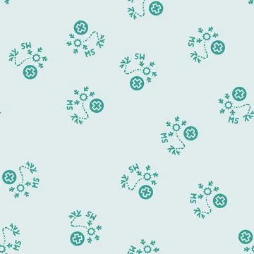 Multiple sclerosis disease glyph seamless pattern 스톡 일러스트