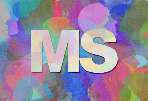 Multiple Sclerosis MS Stock Illustration