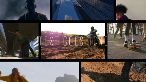 Multiple Screen Media Replacement Title Modèle After Effects