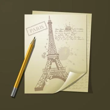 Multiple sheets of white paper 스톡 일러스트