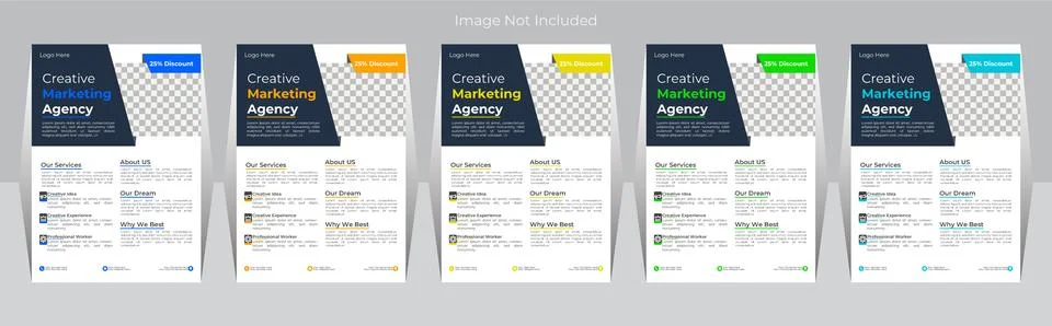 Multiple smartphone screens displaying app interfaces side by side Stock Illustration