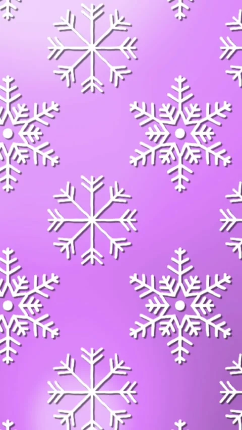 Multiple snowflakes icons in seamless pattern against spots of light on purple Stock Footage 321923674