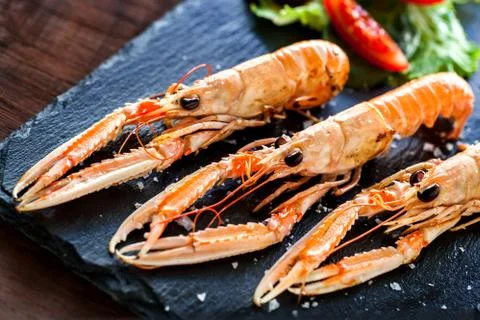 Multiple Spiny lobsters . Stock Photos