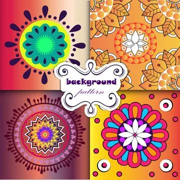 Multiple square box pattern fabric design and background. vintage design pa.. Stock Illustration