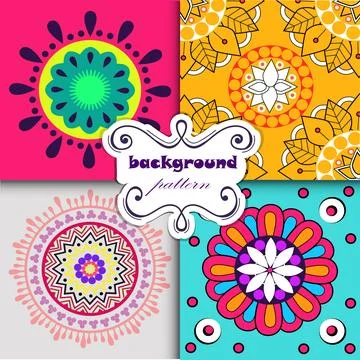 Multiple square box pattern fabric design and background. vintage design pa.. Stock Illustration