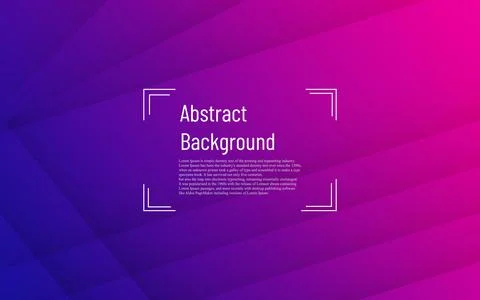 Multiple square shape overlap and color full purple and pink gradient background Stock Illustration