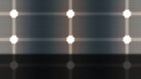 Multiple Stars Flashing Rows Columns 4K Abstract Overlay Stock Footage 321832047