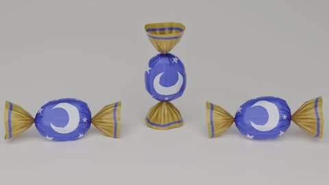 Multiple sweet candy with white screen 스톡 일러스트