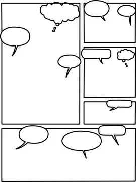 Multiple thought and speech bubbles Vector Stock Illustration