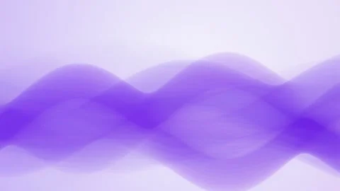 Multiple undulating wave-like forms move smoothly across the frame Stock Footage 340831416