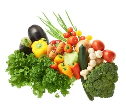 Multiple vegetables composition Stock Photos