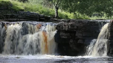 Multiple waterfalls Stock-Footage 12050426