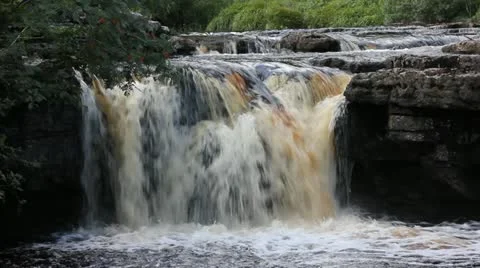 Multiple waterfalls Video stock 12050436