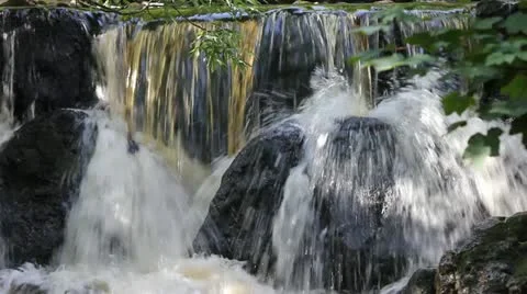 Multiple waterfalls Stock-Footage 12050490